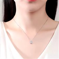 Collier Gaurosa Femme Fantasy in Argent Moissanite MSN23040302 - MSN23040302